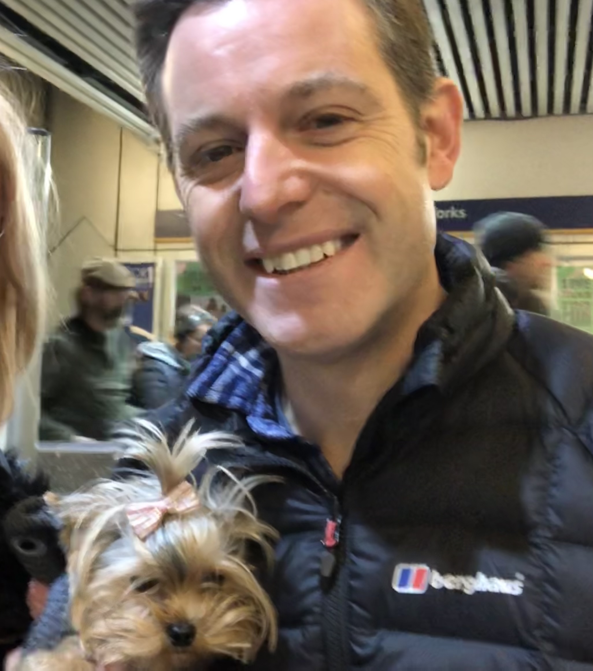 Esme with Matt Baker