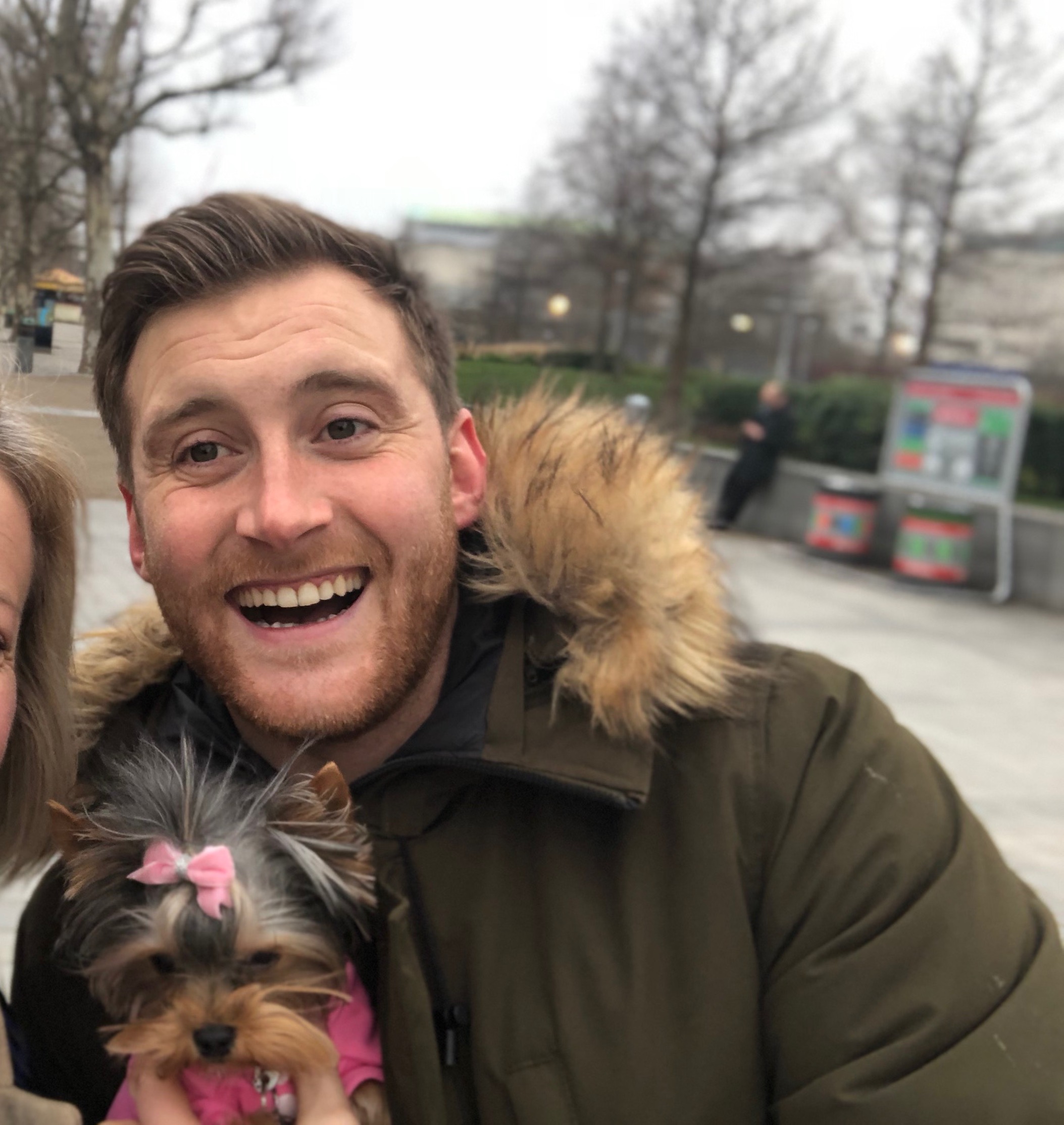Esme with Toby Tarrant