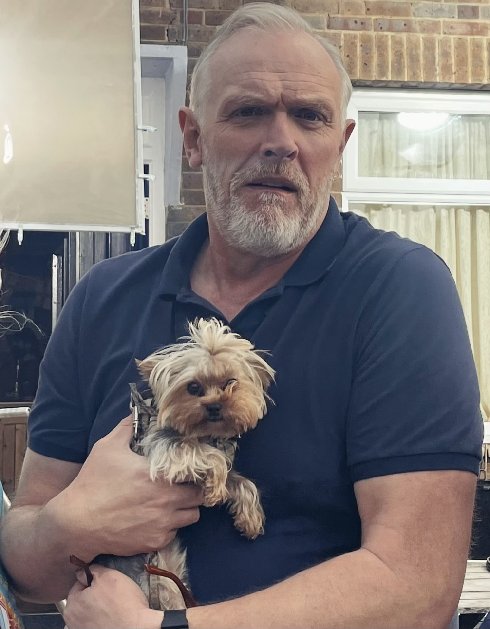 Esme with Greg Davies